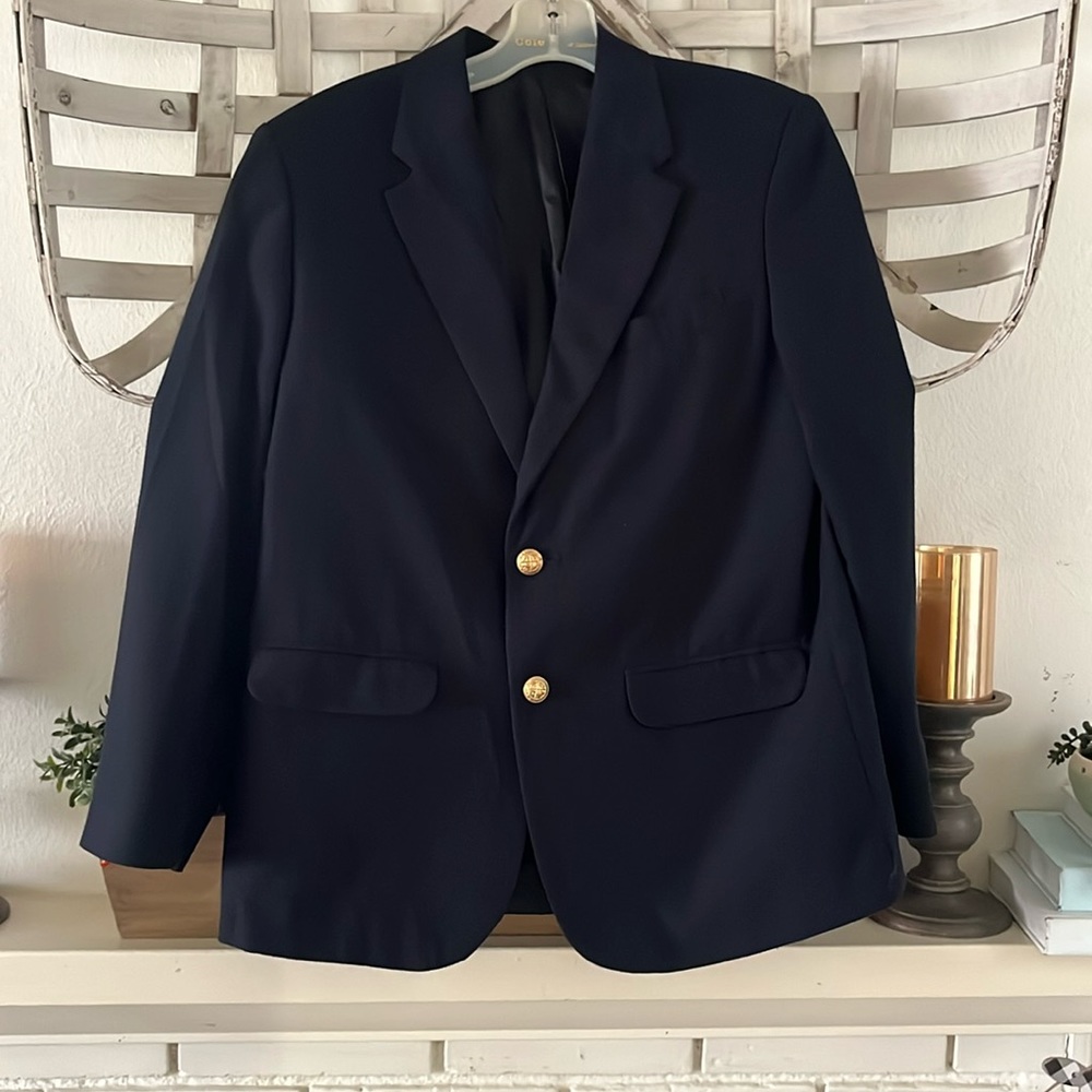 Navy blue suit jacket size 14H